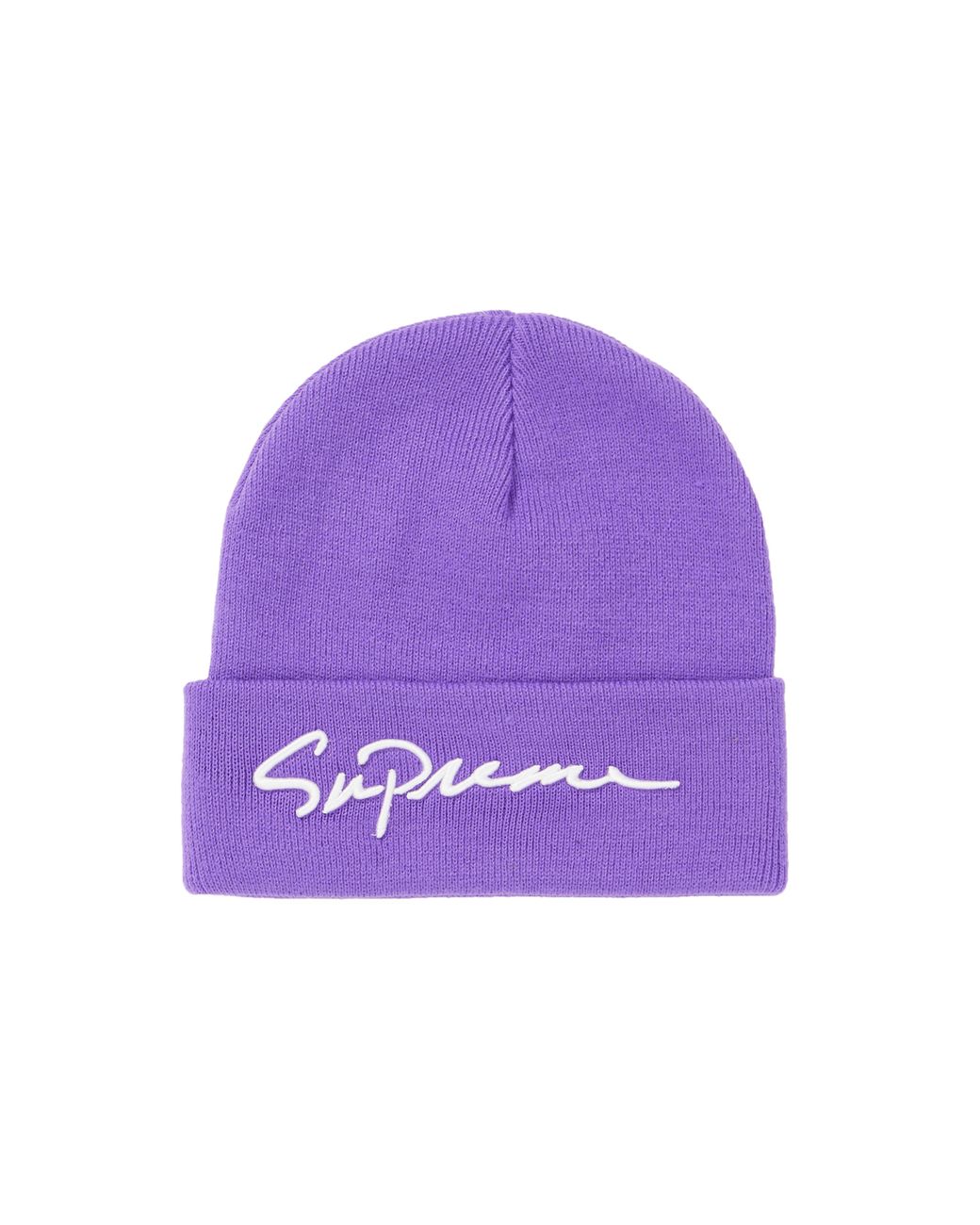 purple supreme beanie