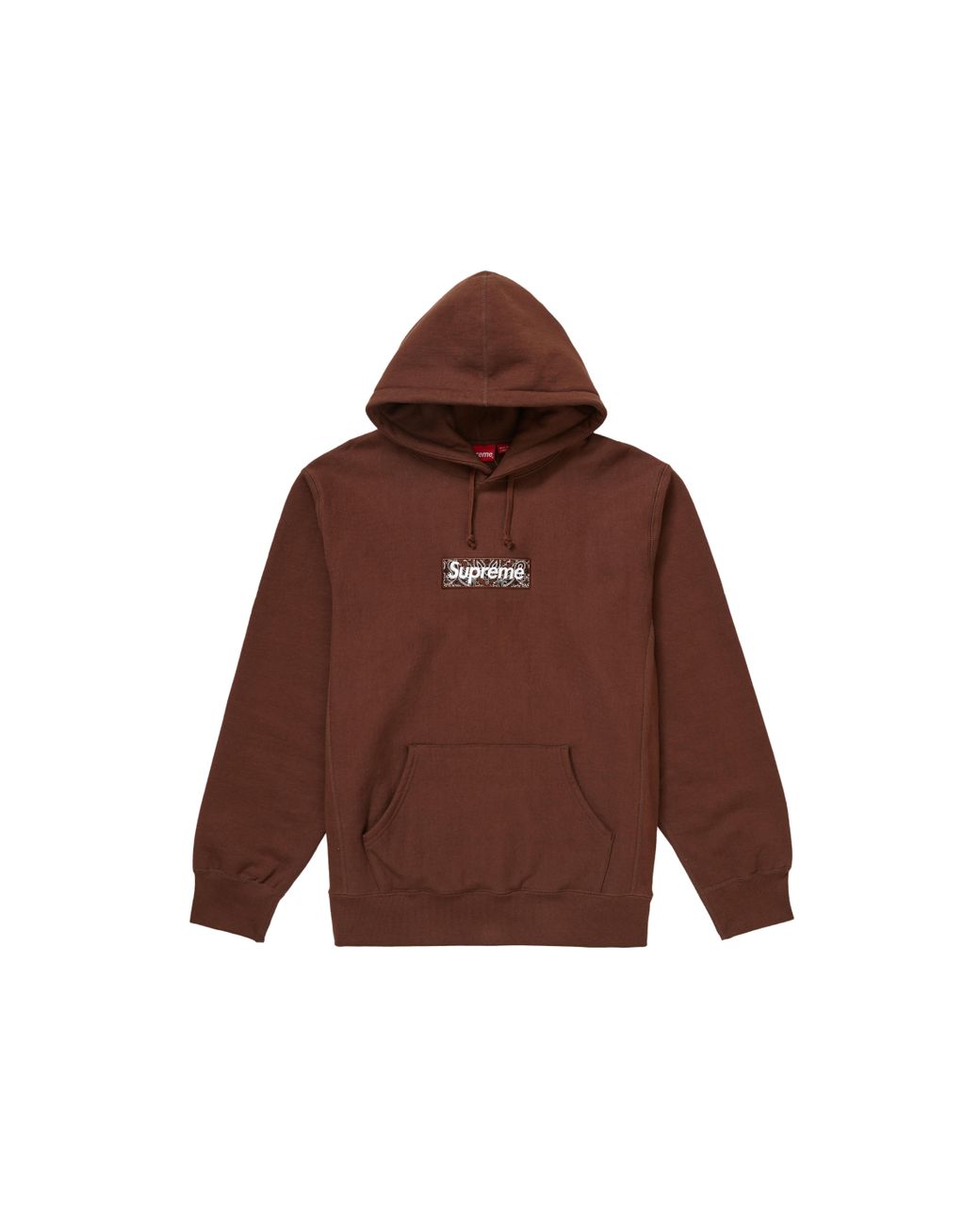 brown supreme box logo