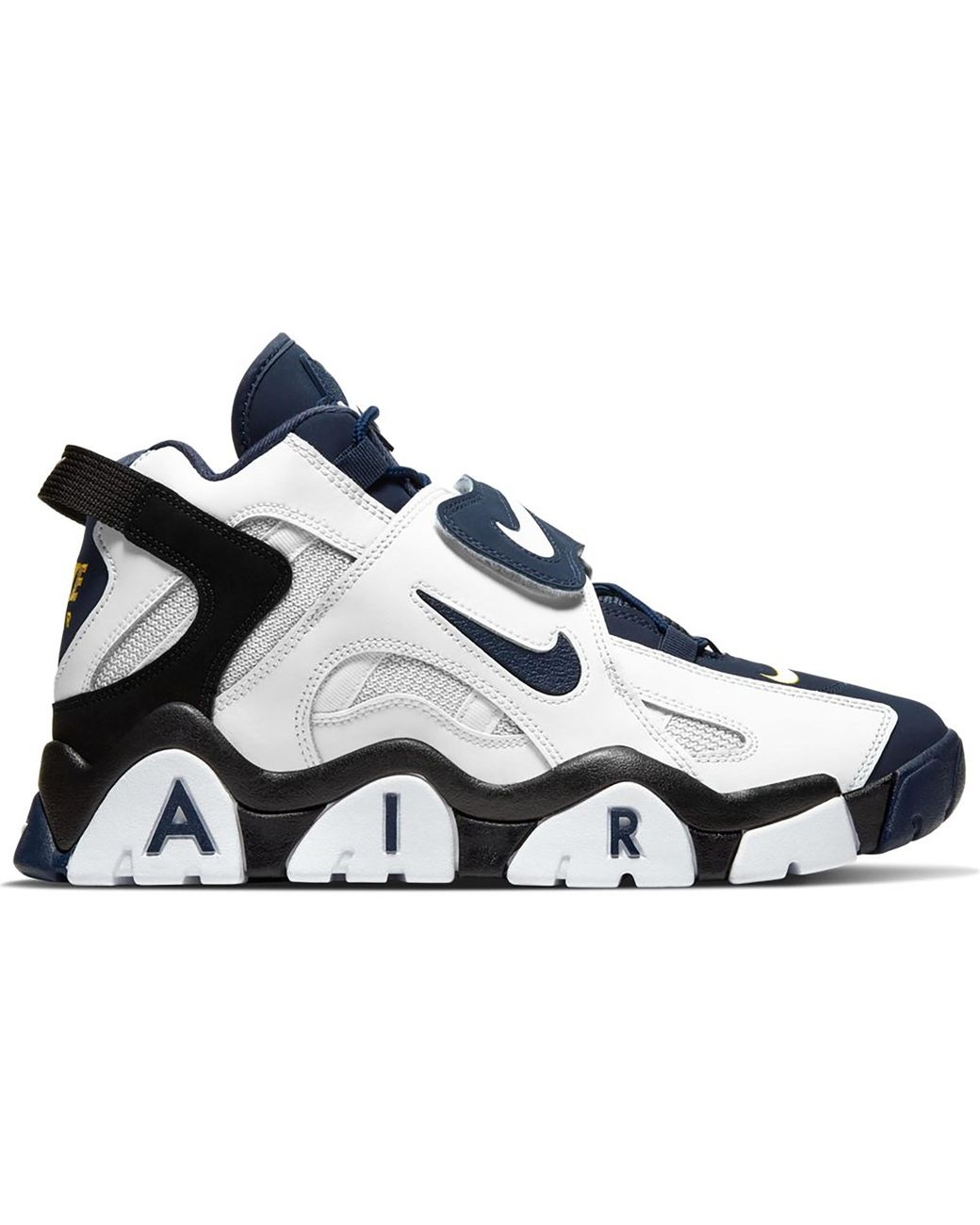 nike air barrage mid navy blue