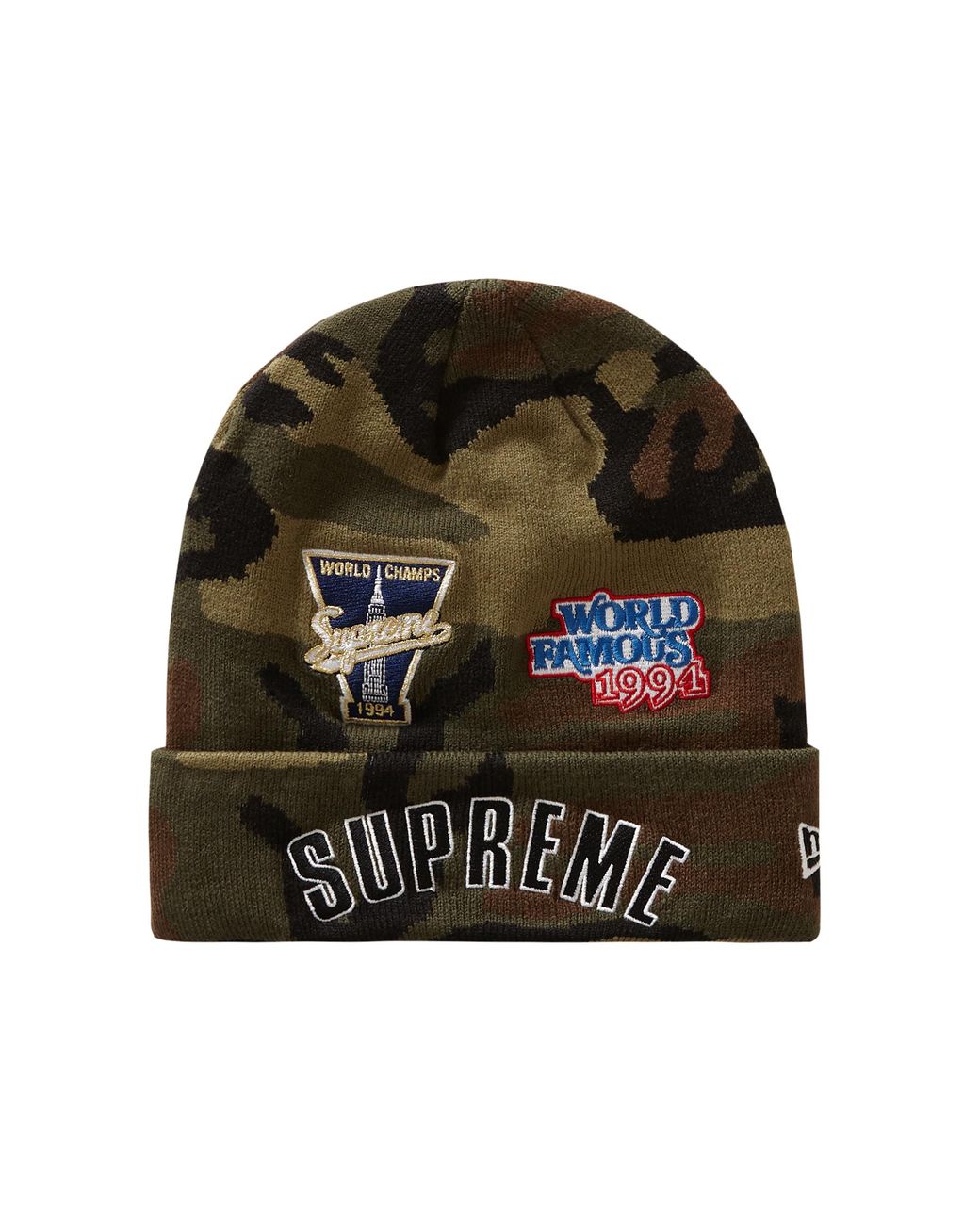 supreme new era championship beanie