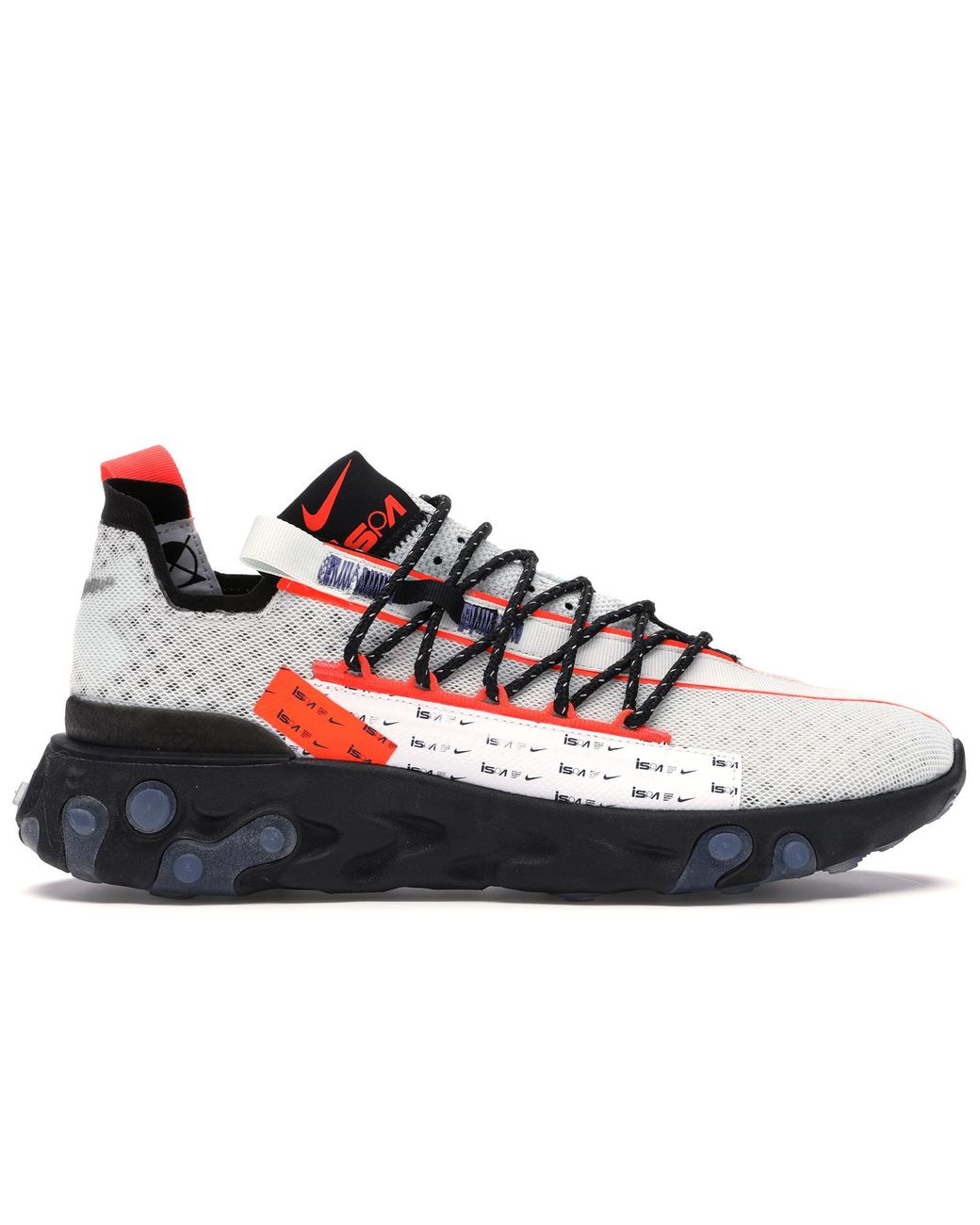 nike react runner ispa ghost aqua total crimson