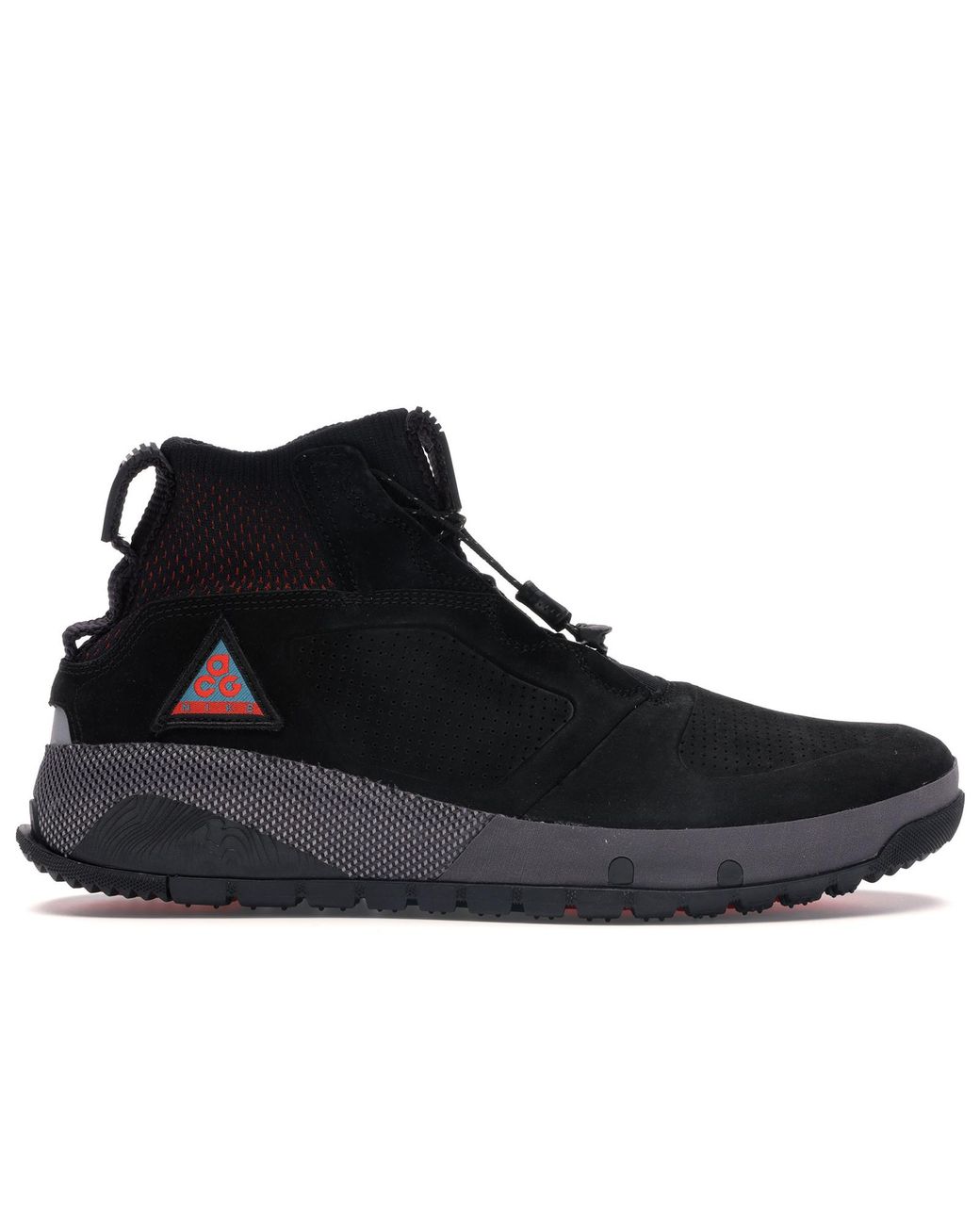 nike acg ruckel ridge black habanero red