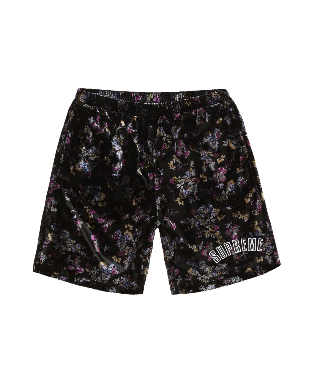 supreme velour shorts