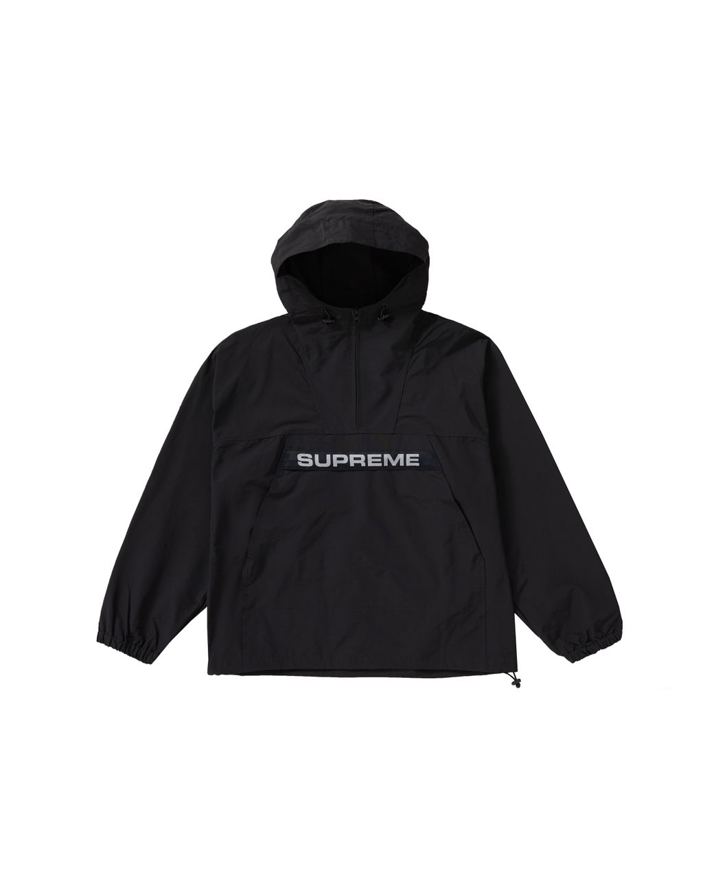 supreme heavy nylon anorak red