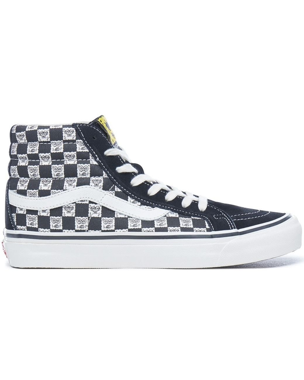 Vans Sk8hi Spongebob Checkerboard in Blue for Men Lyst