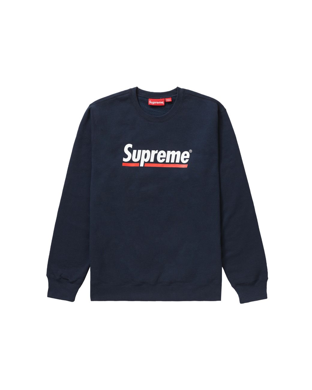 underline crewneck supreme