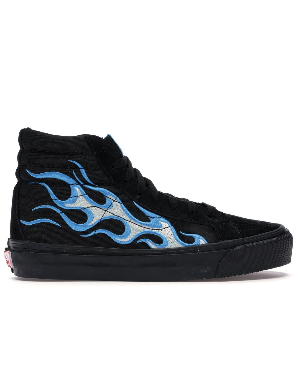 vans wtaps blue flame