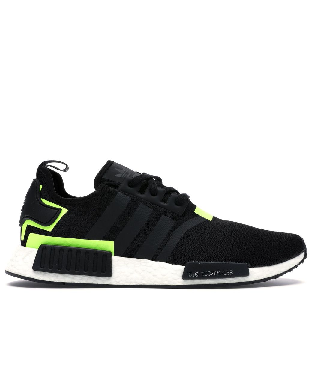 adidas nmd r1 black neon green
