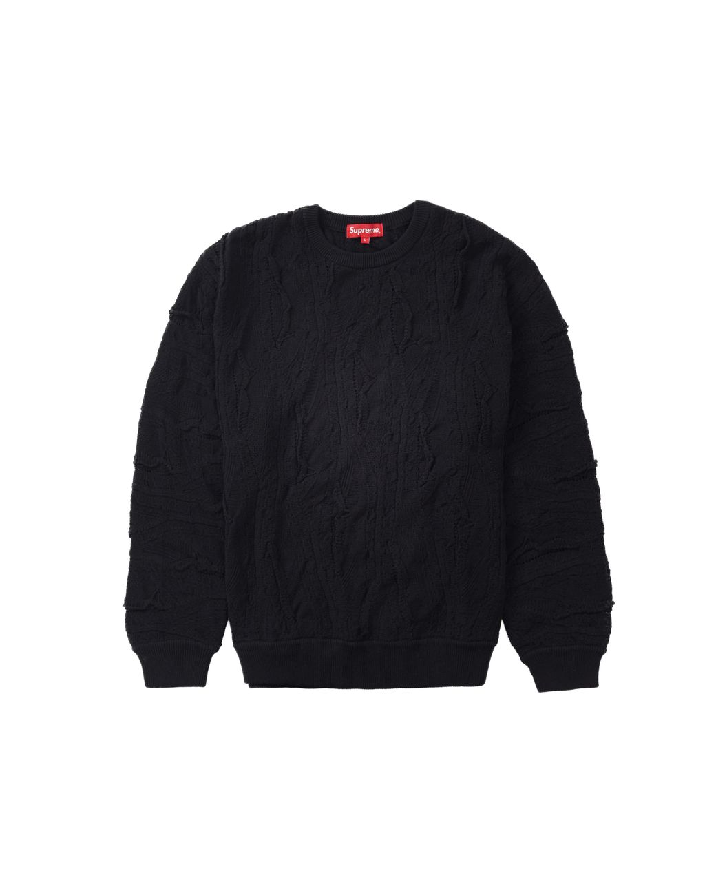 supreme textured pattern sweater