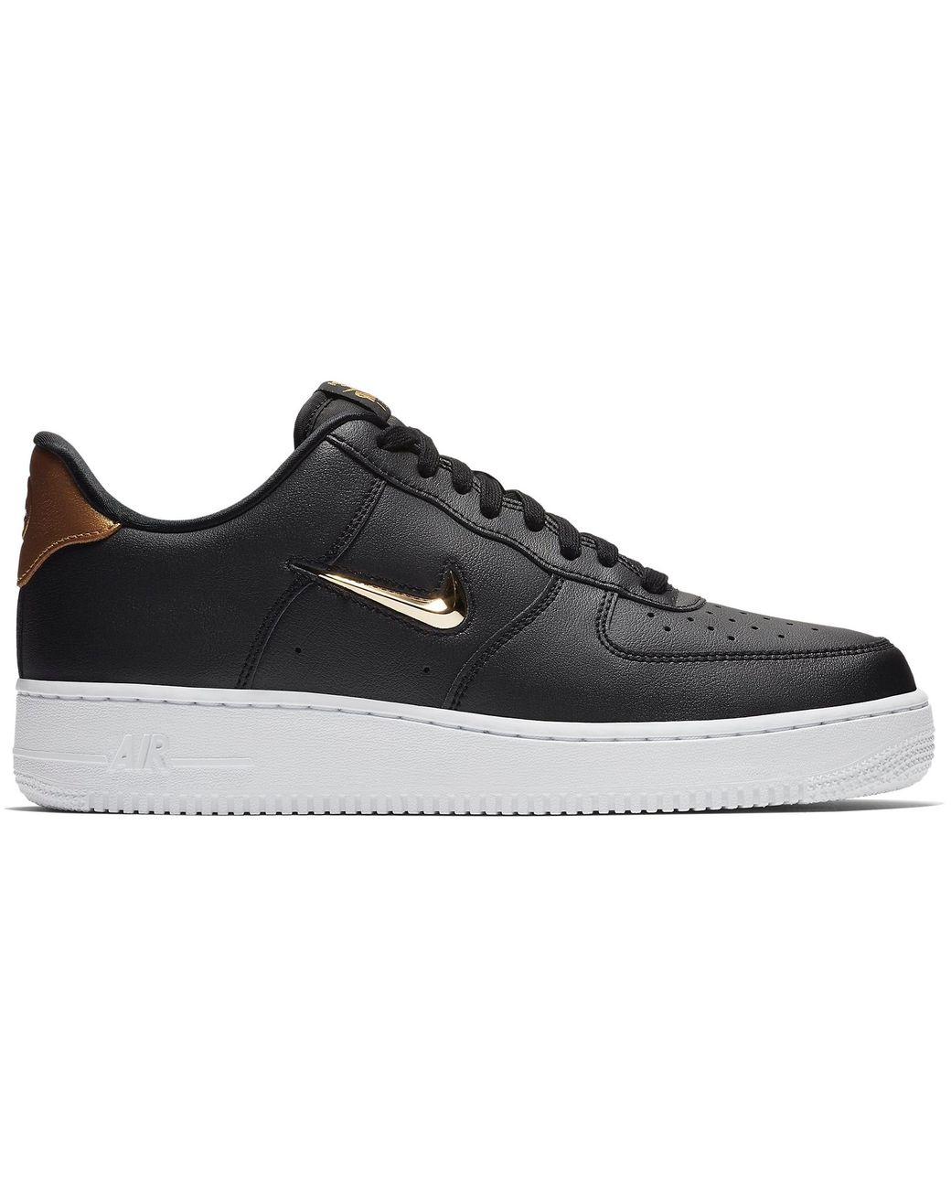 air force 1 black metallic gold