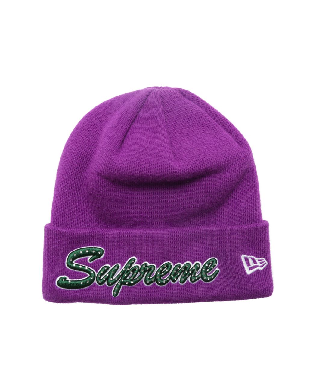 purple supreme beanie