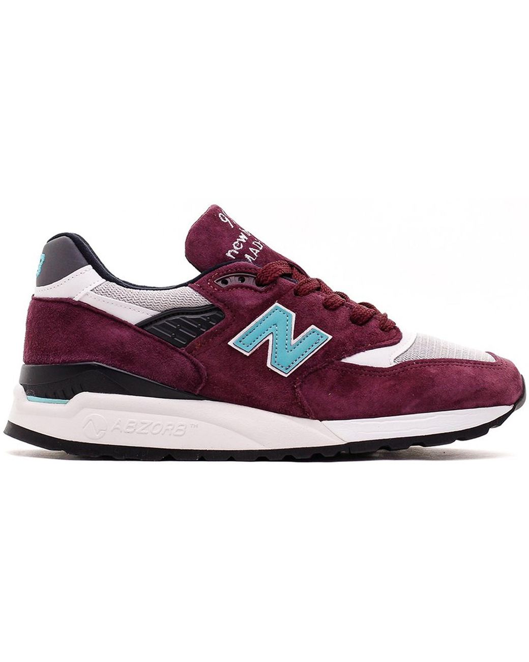new balance 998 burgundy chalk