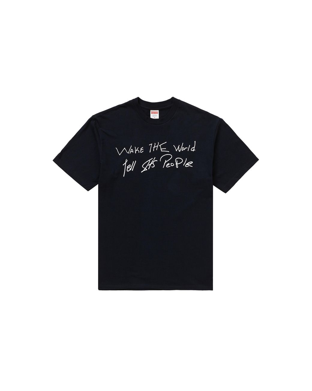supreme wake the world tee