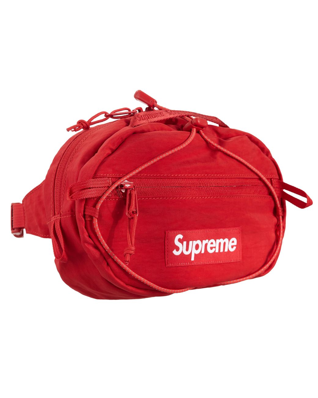red supreme waist bag