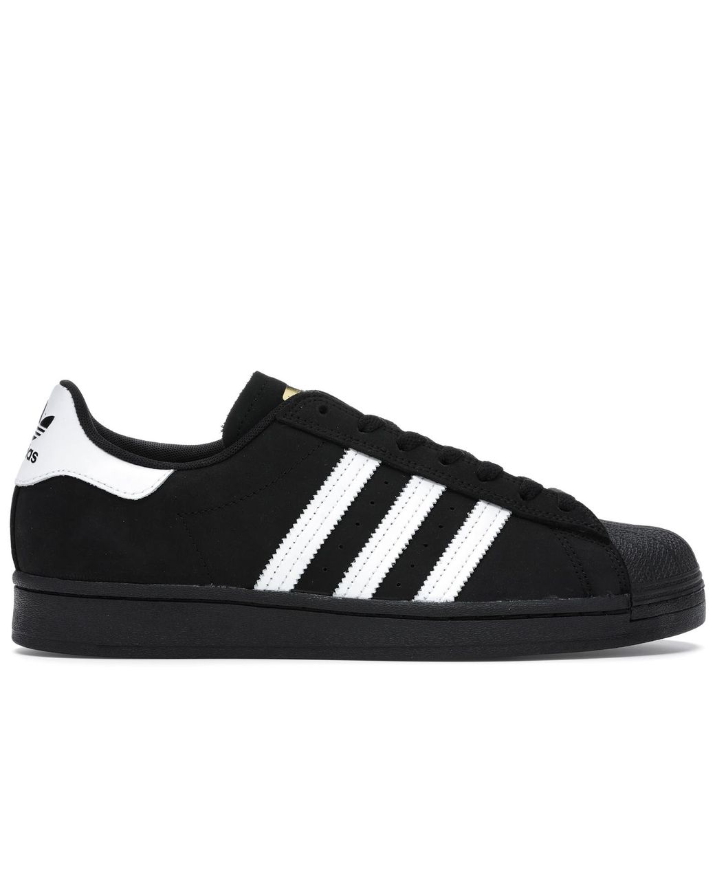 black leather superstars