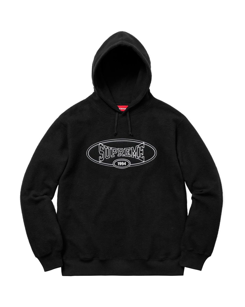 supreme reverse fleece hoodie