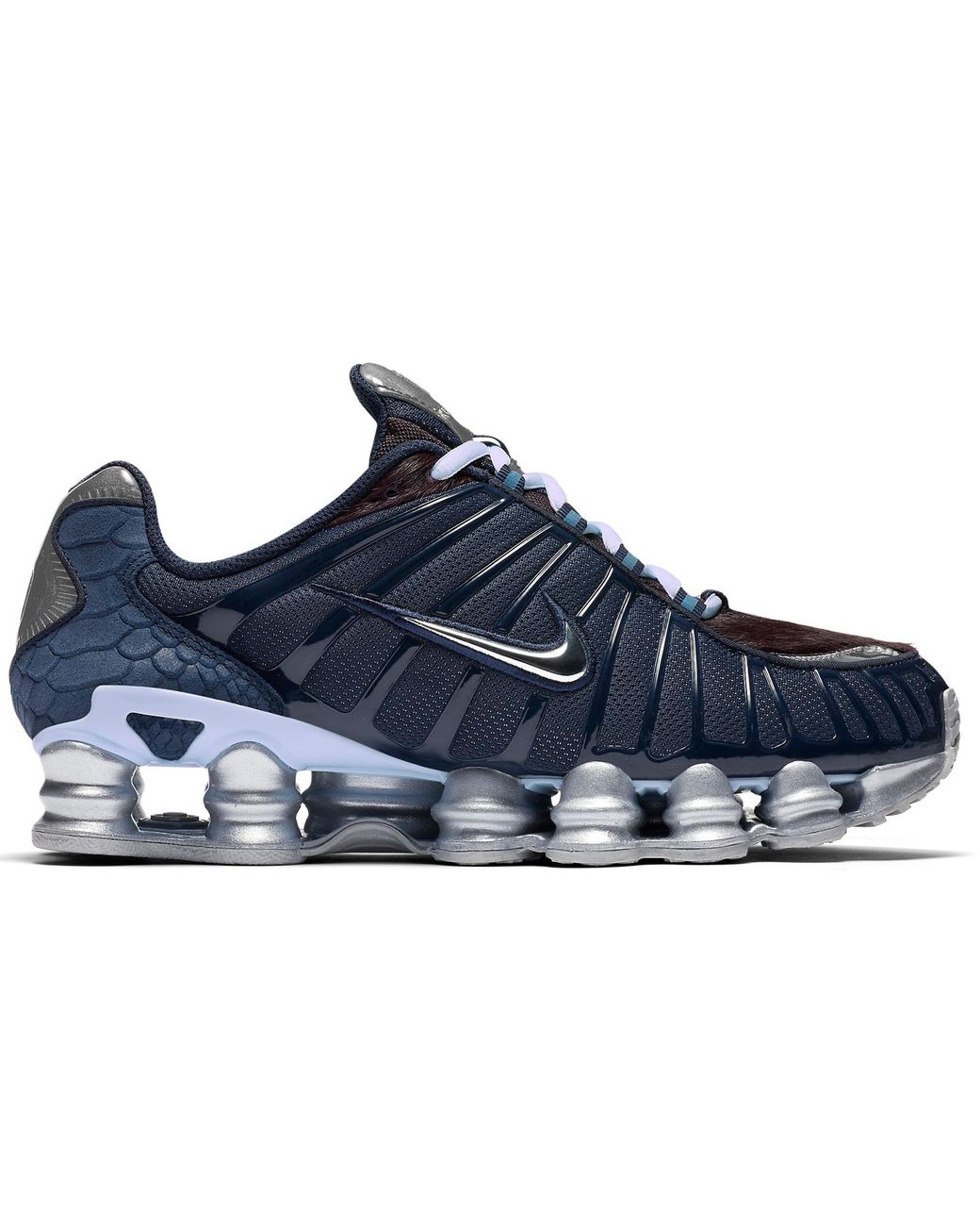Nike Leather Shox Tl Shoe in Blue for Men - Save 21% - Lyst