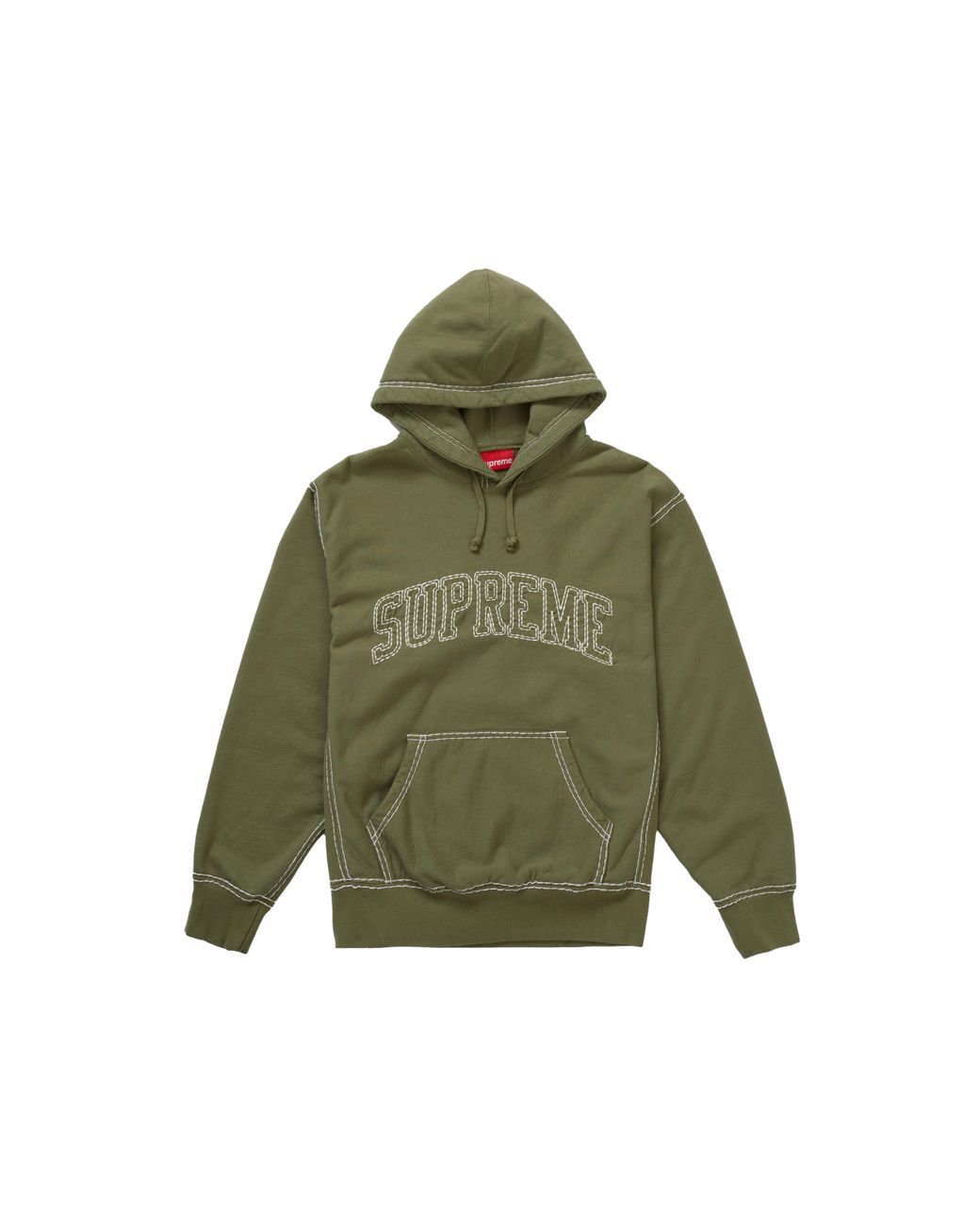 supreme stitched hoodie