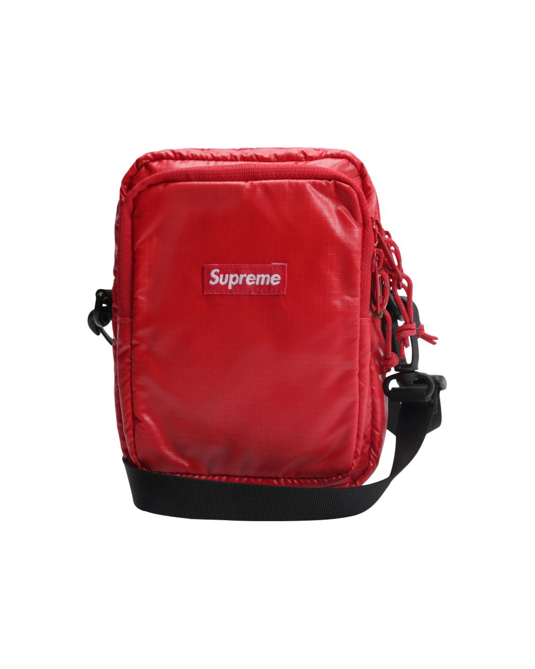 supreme messenger bag red