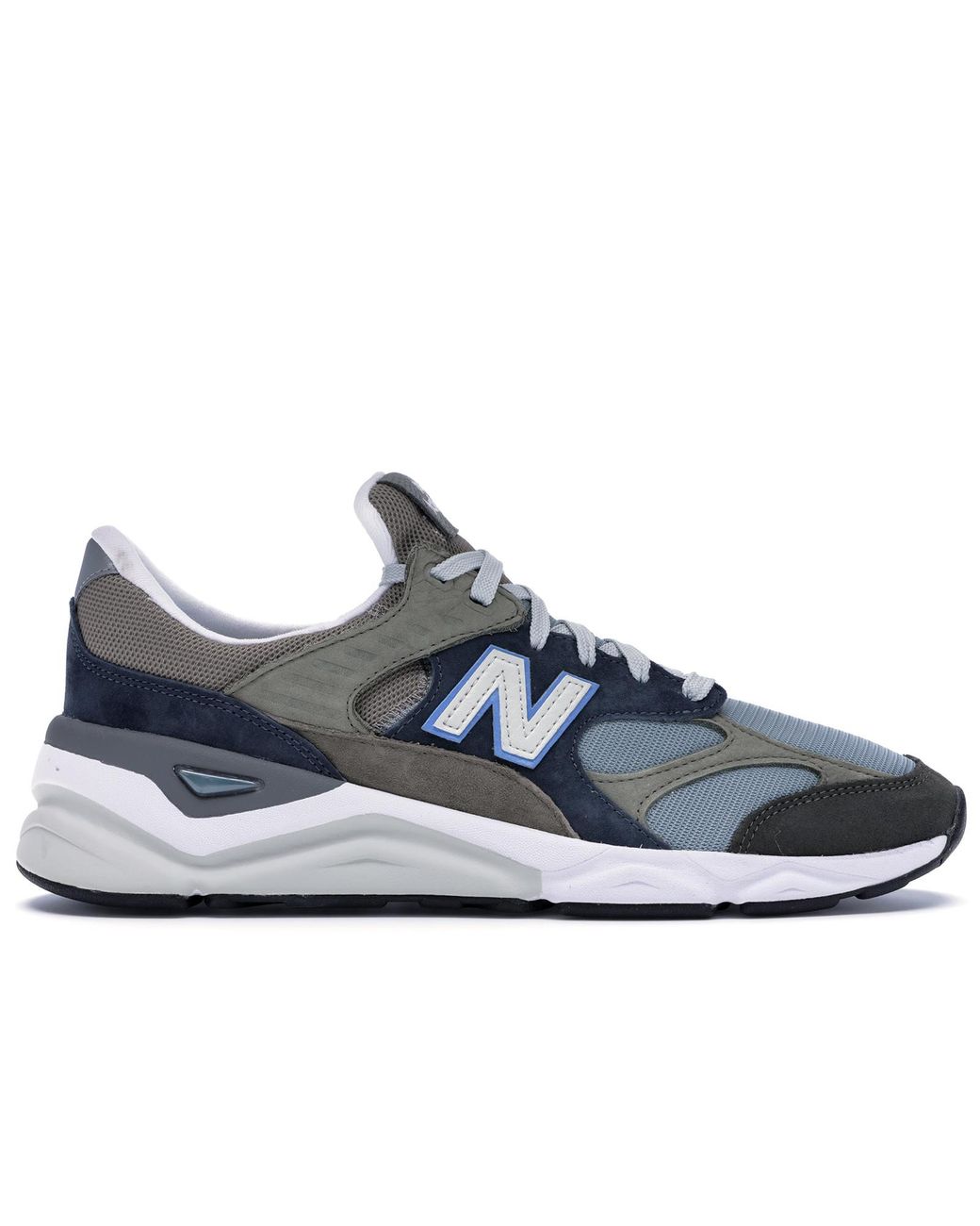 new balance x90 grey navy