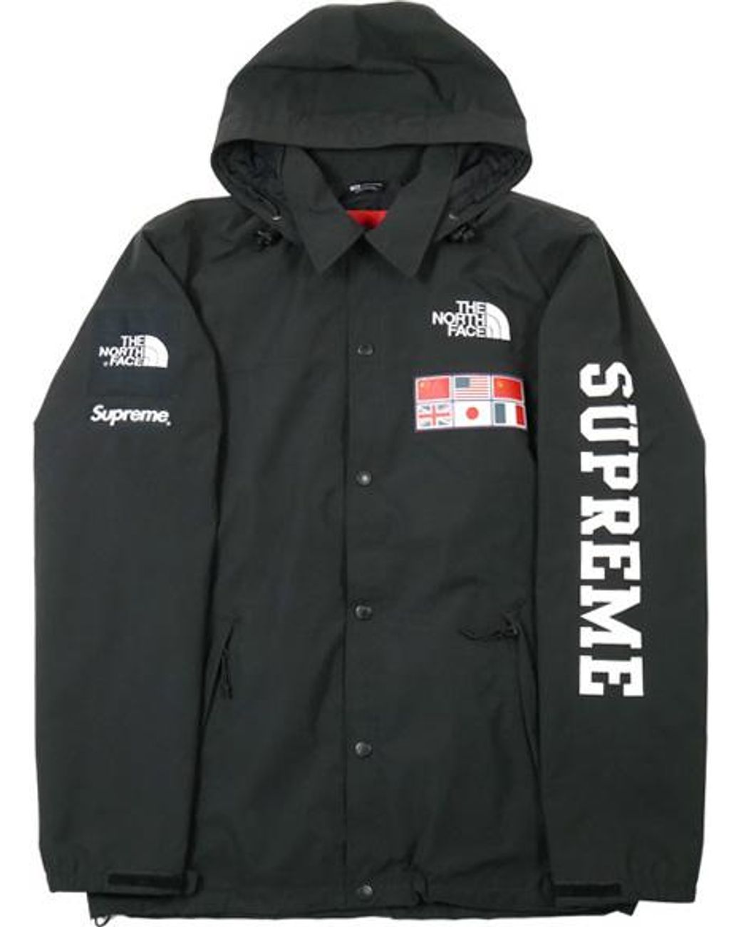 supreme the north face expedition coaches jacket yellow
