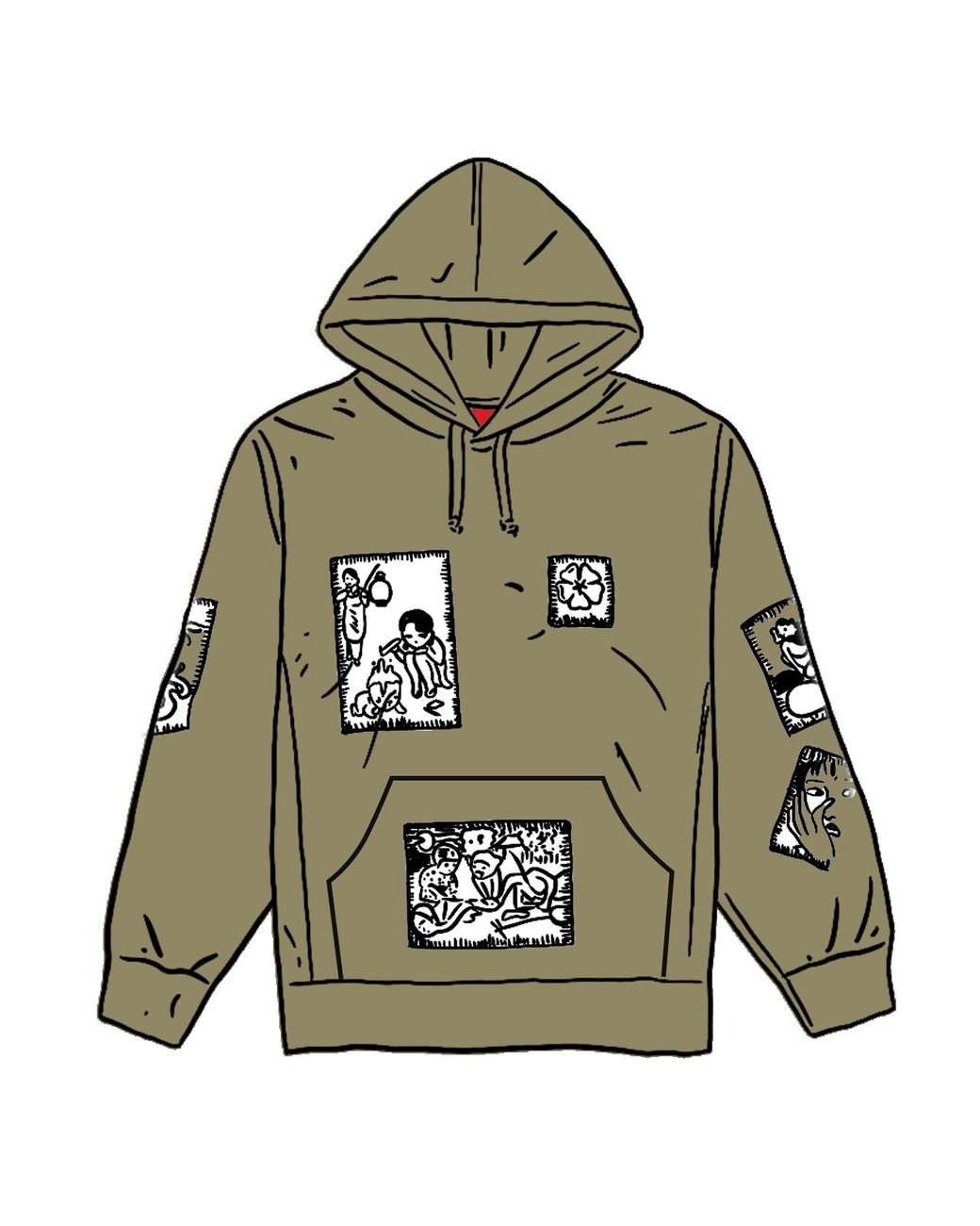supreme toshio saeki hoodie