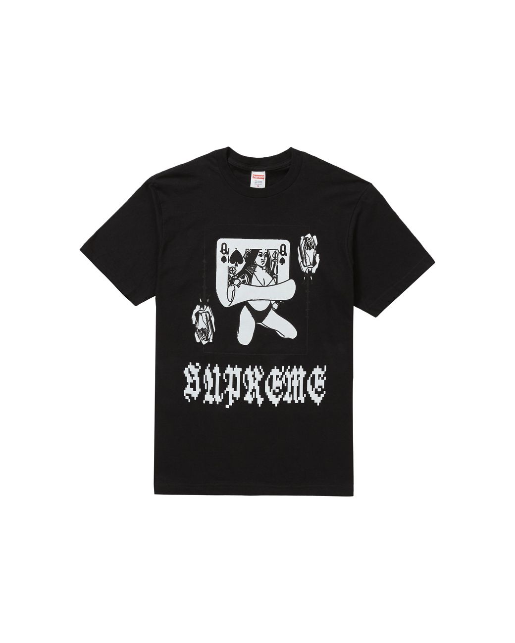 supreme queen tee black