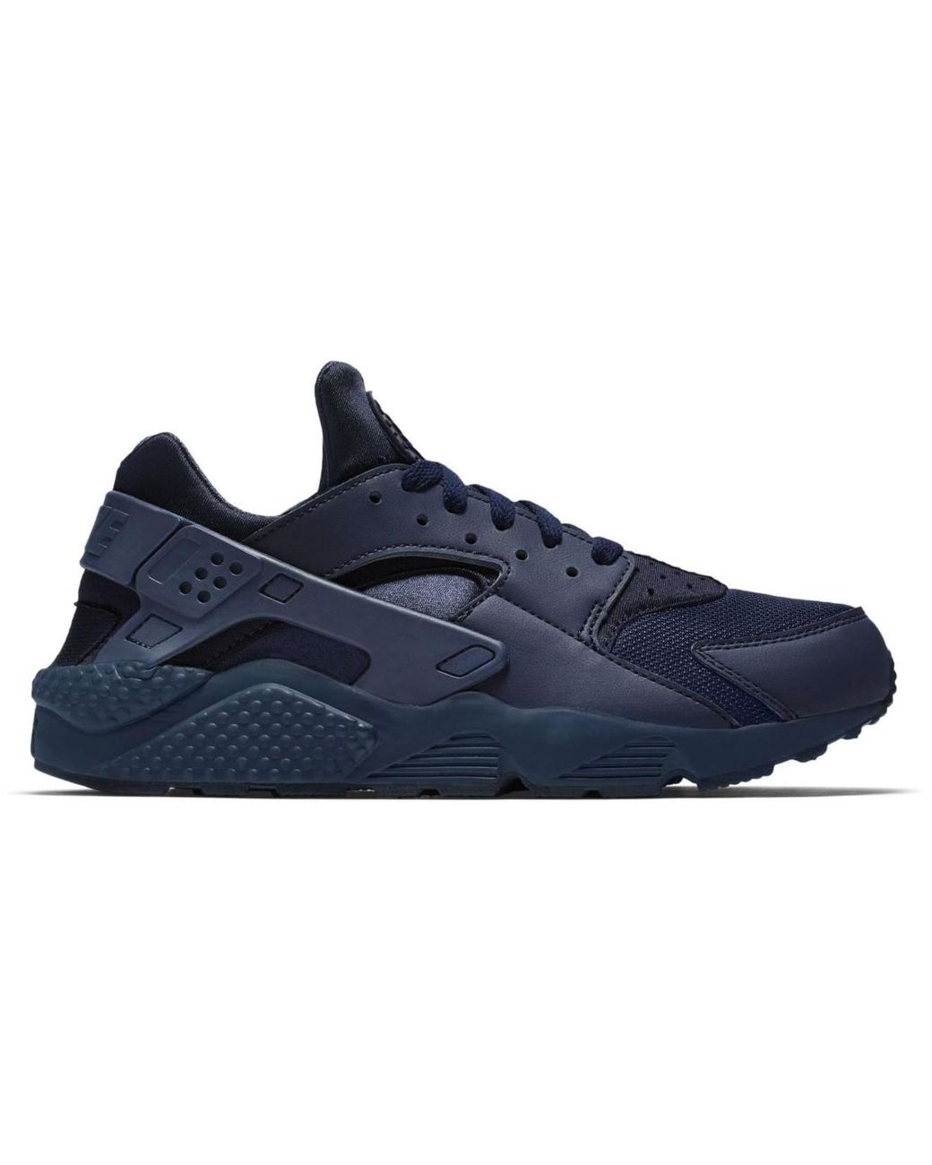 nike air huarache triple navy