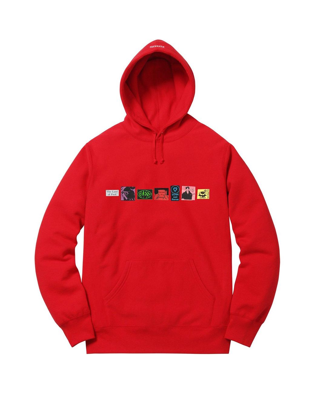 Supreme Bless Hooded Sweatshirt in Red for Men - Lyst