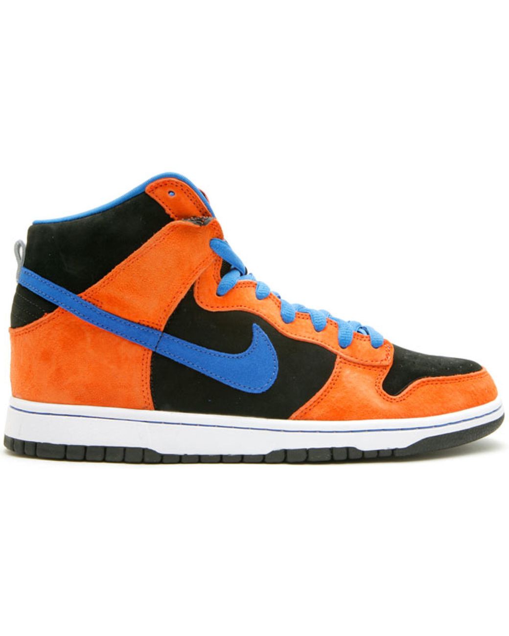 nike dunk high retro knicks orange navy