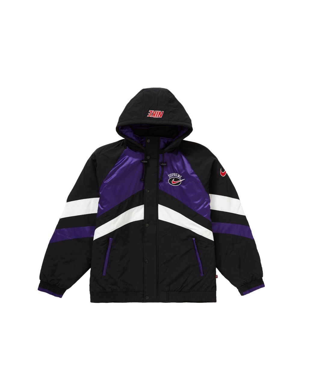 supreme nike purple jacket
