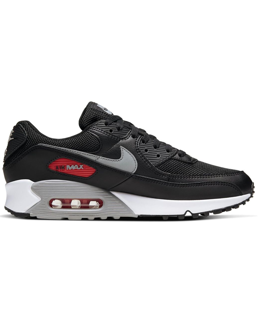 nike air max 90 black and red mens