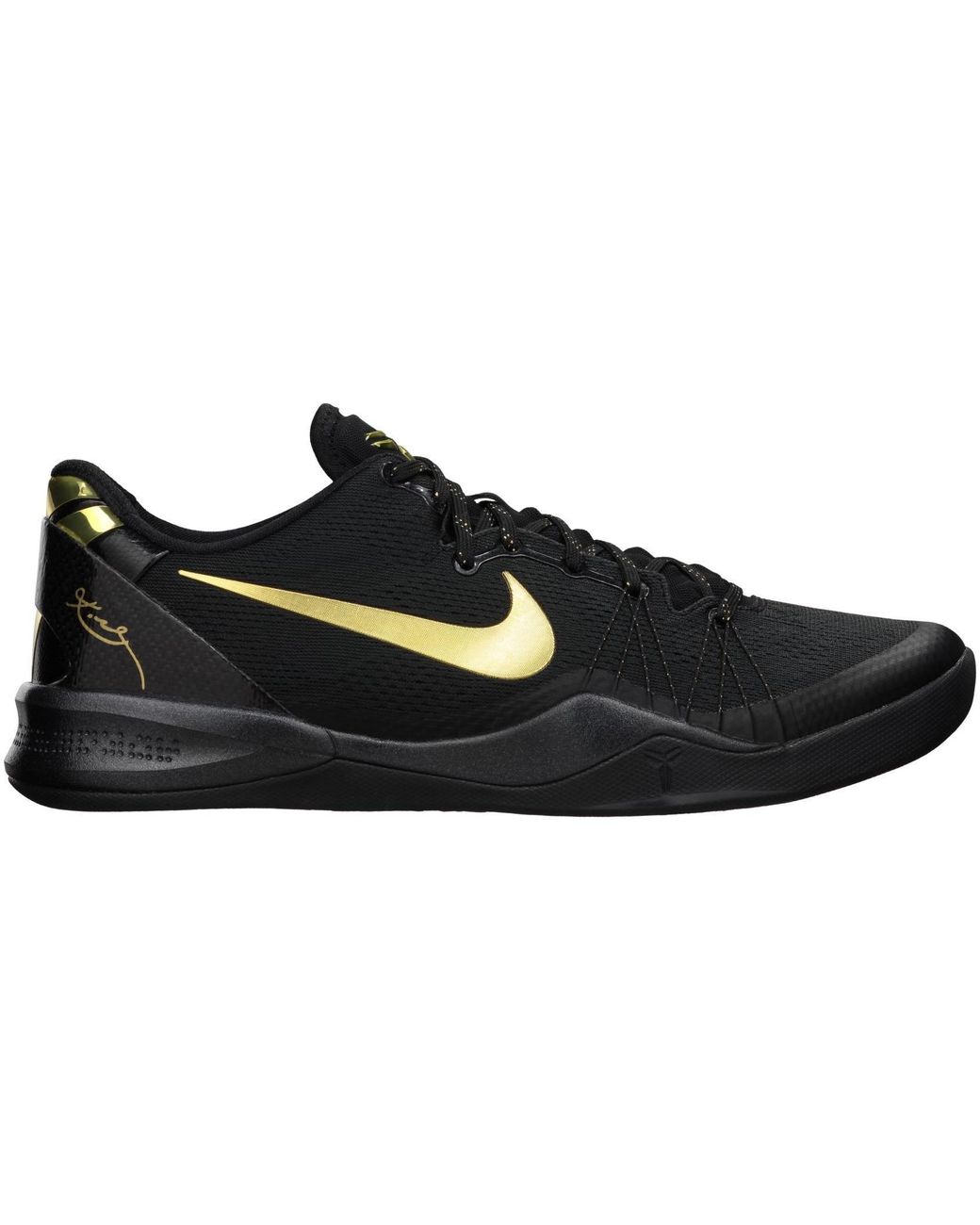 kobe 8 elite black and gold