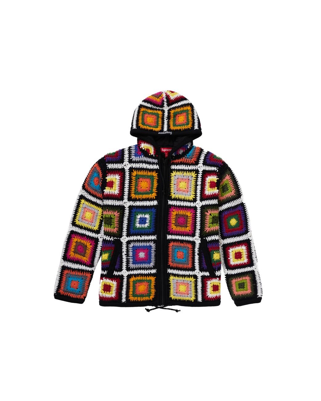 supreme crochet hoodie