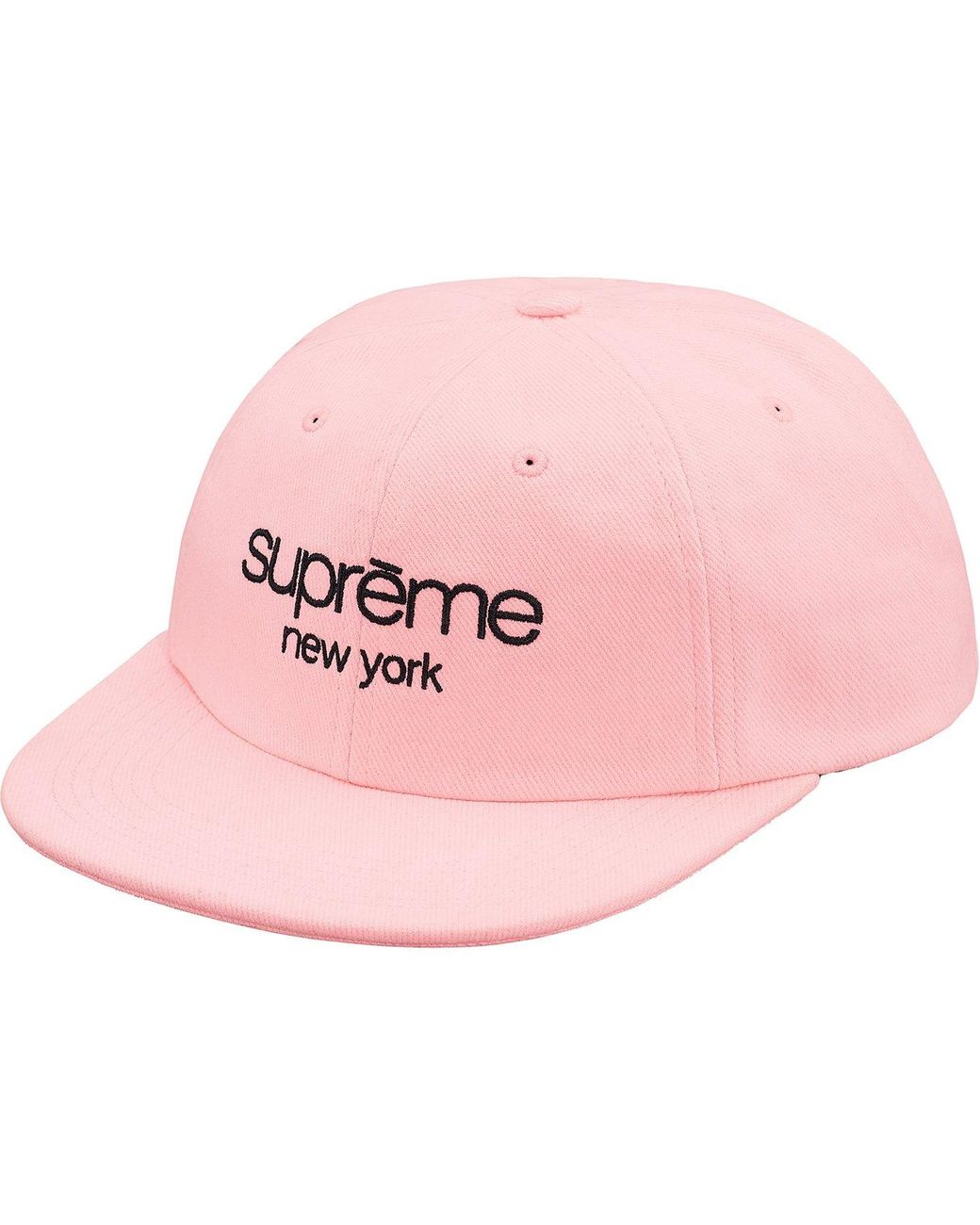 supreme pink hat