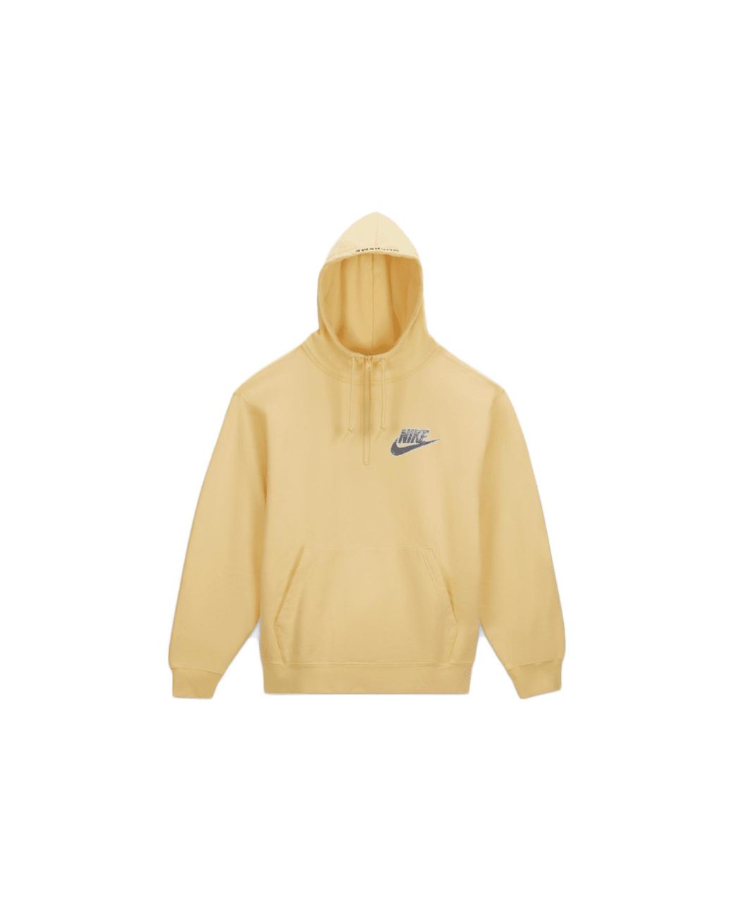 Supreme Nike Half Zip Hooded Sweatshirt in Pale Yellow (Metallic) for ...