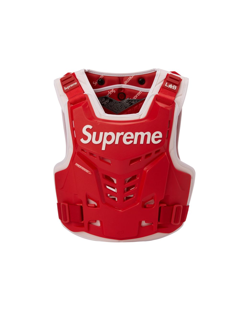 supreme red vest