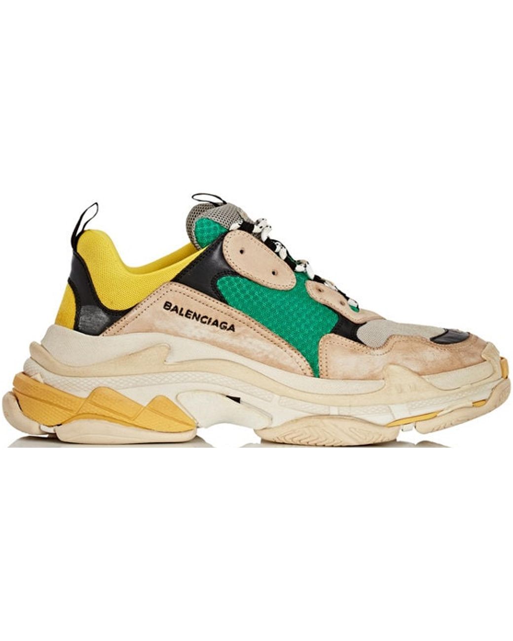 all green balenciaga shoes