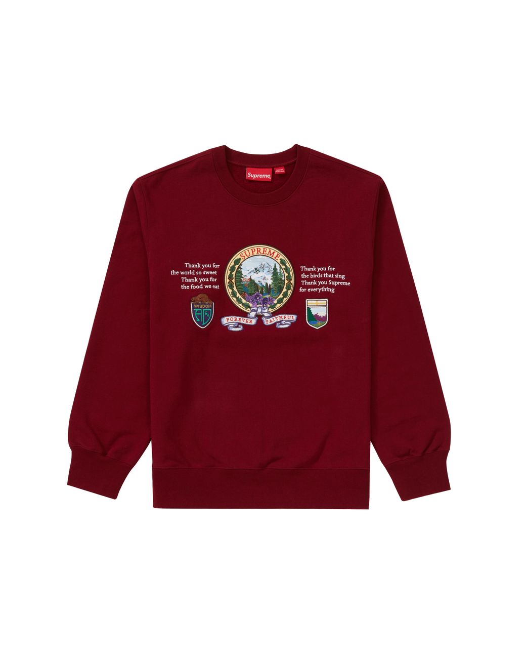 supreme mountain crewneck