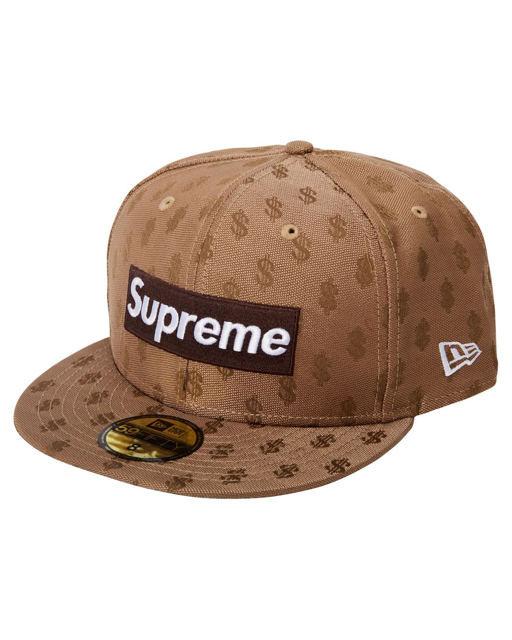 supreme monogram box logo new era