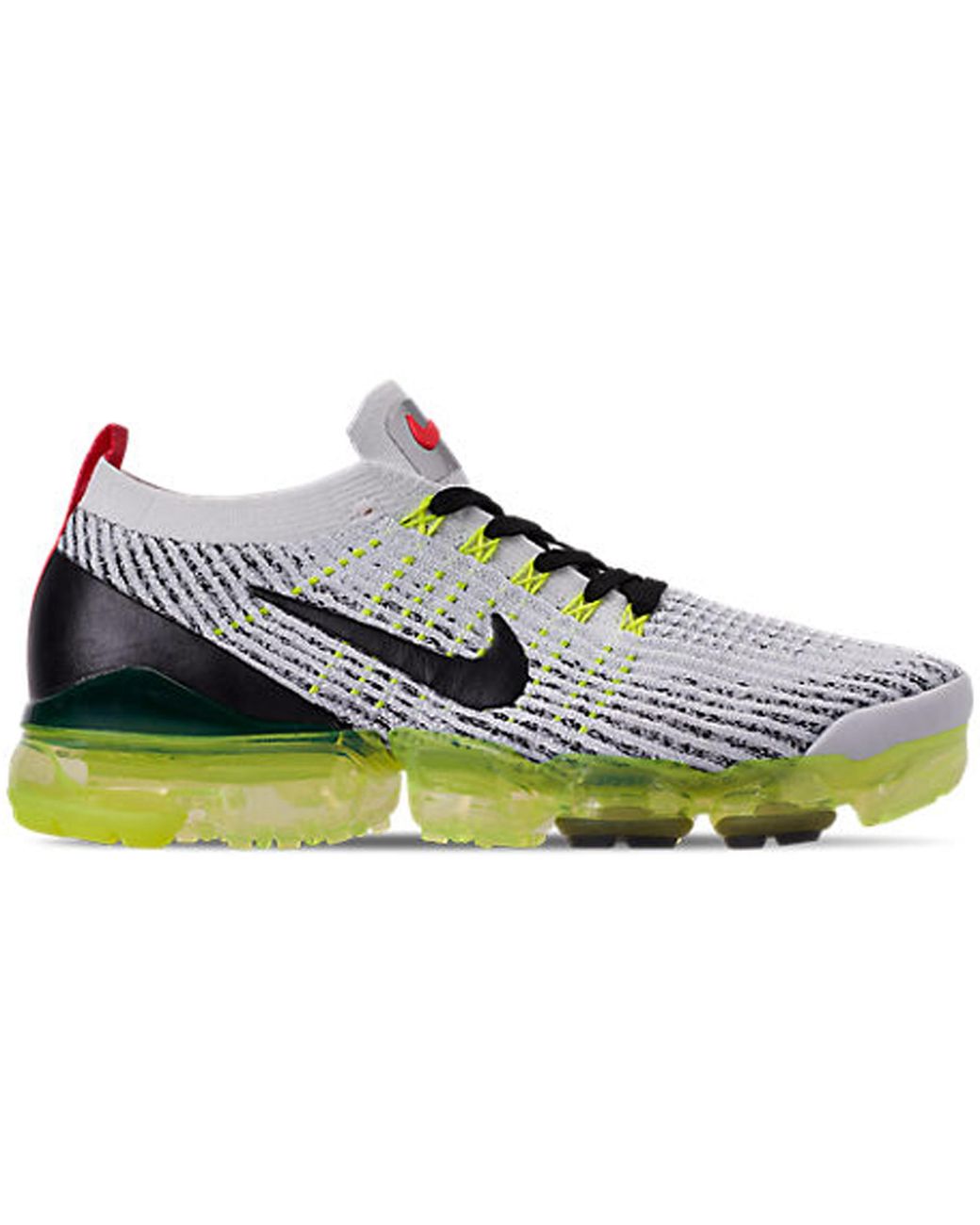 air vapormax flyknit 3 white black volt bright crimson