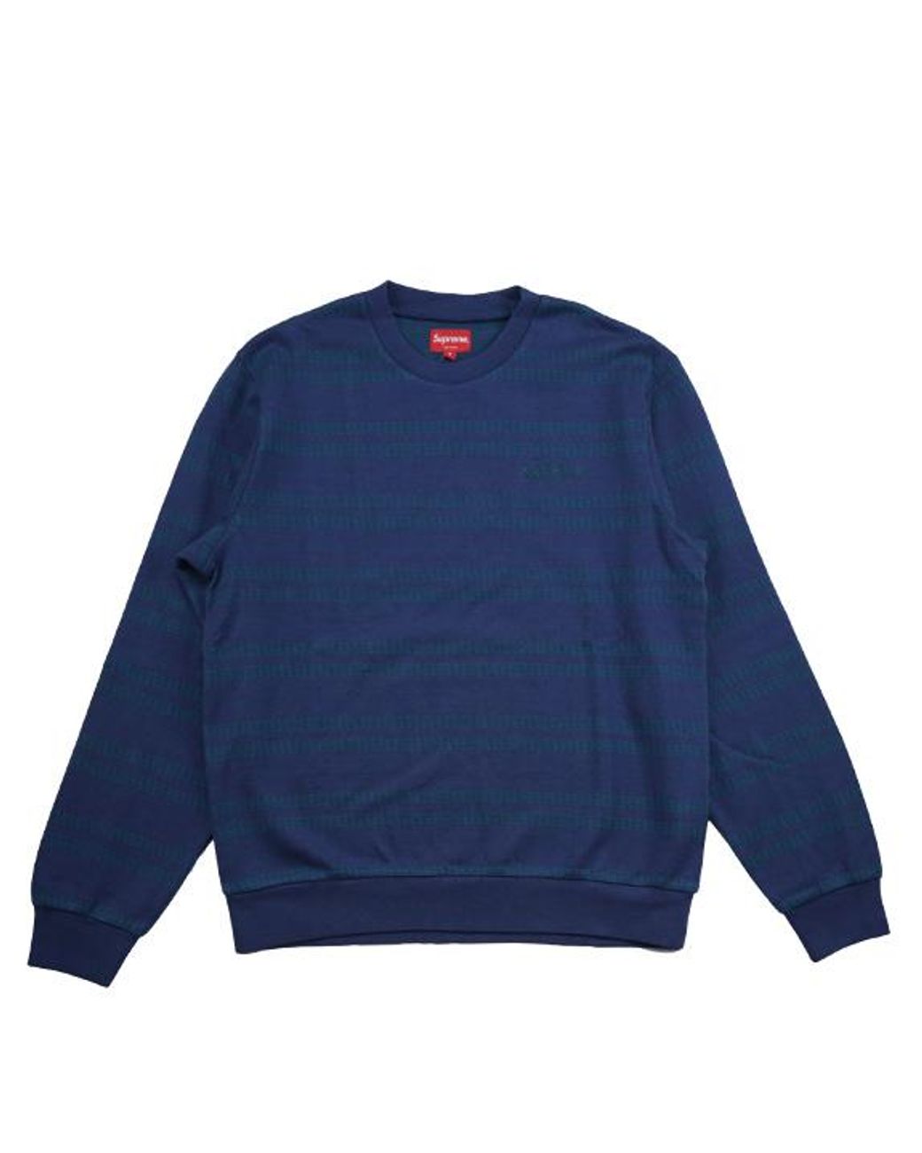 supreme dash stripe crewneck