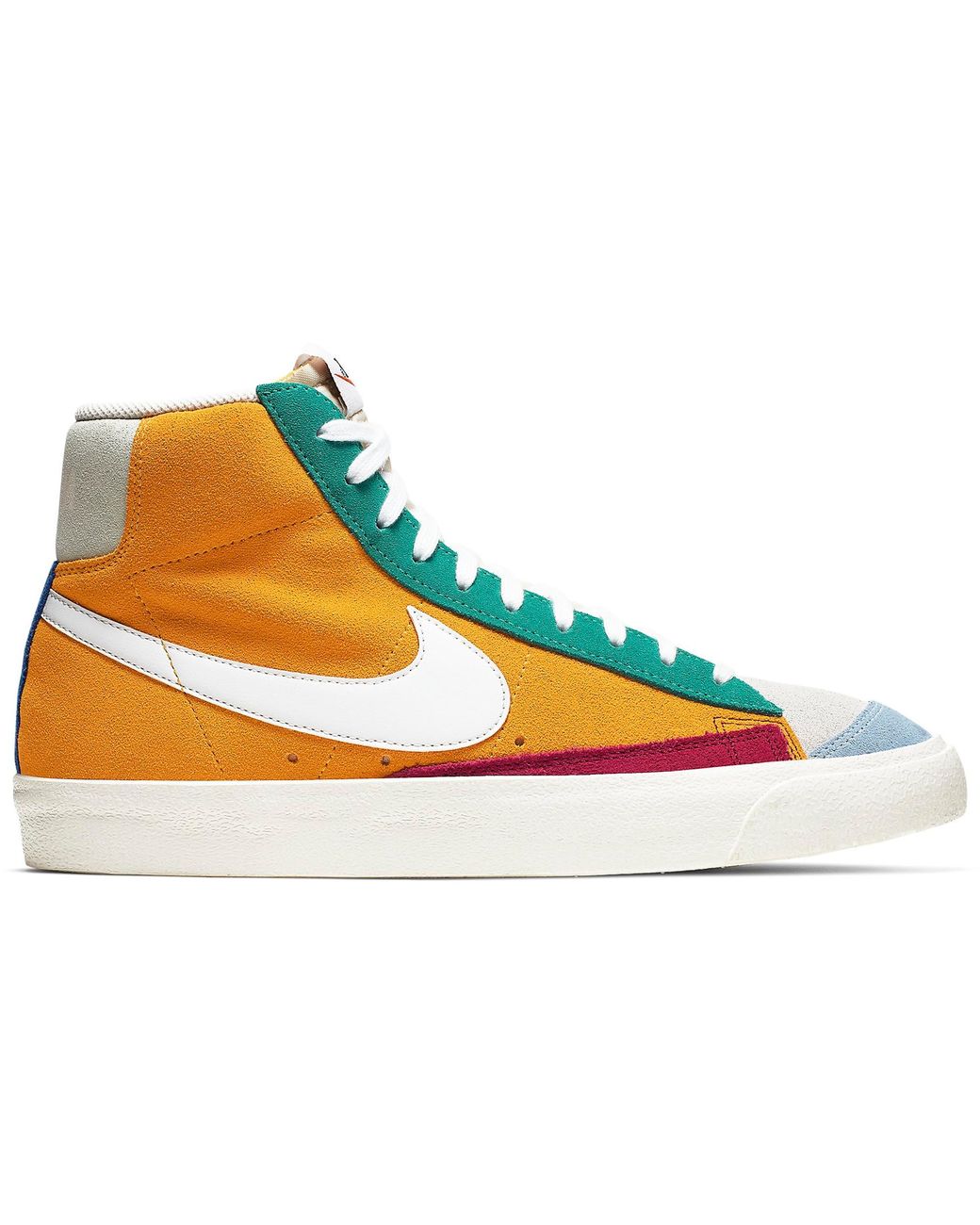 blazer mid vintage multi suede