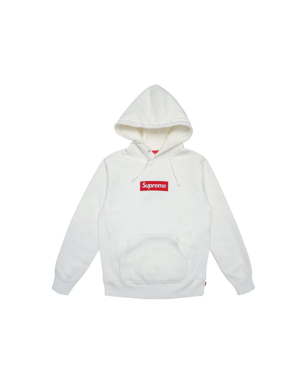 supreme hoodie box logo white