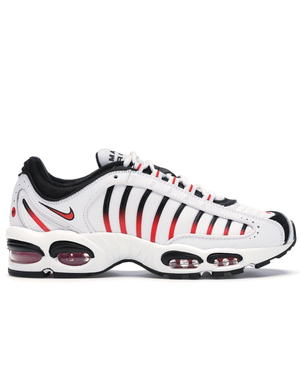 Nike Air Max Tailwind 4 White Black Red for Men Lyst Air Max Triax 96 in WhiteBlackRed
