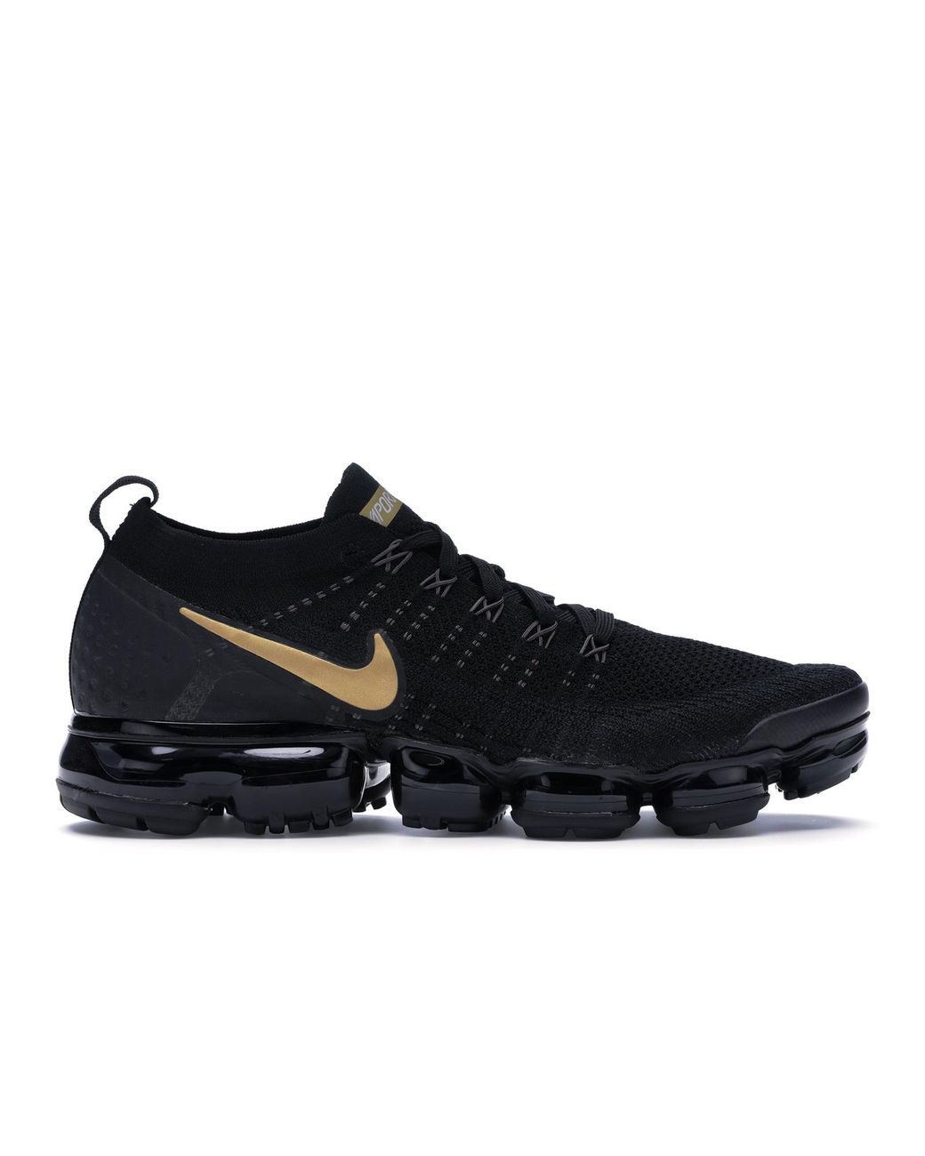 nike air vapormax black and gold