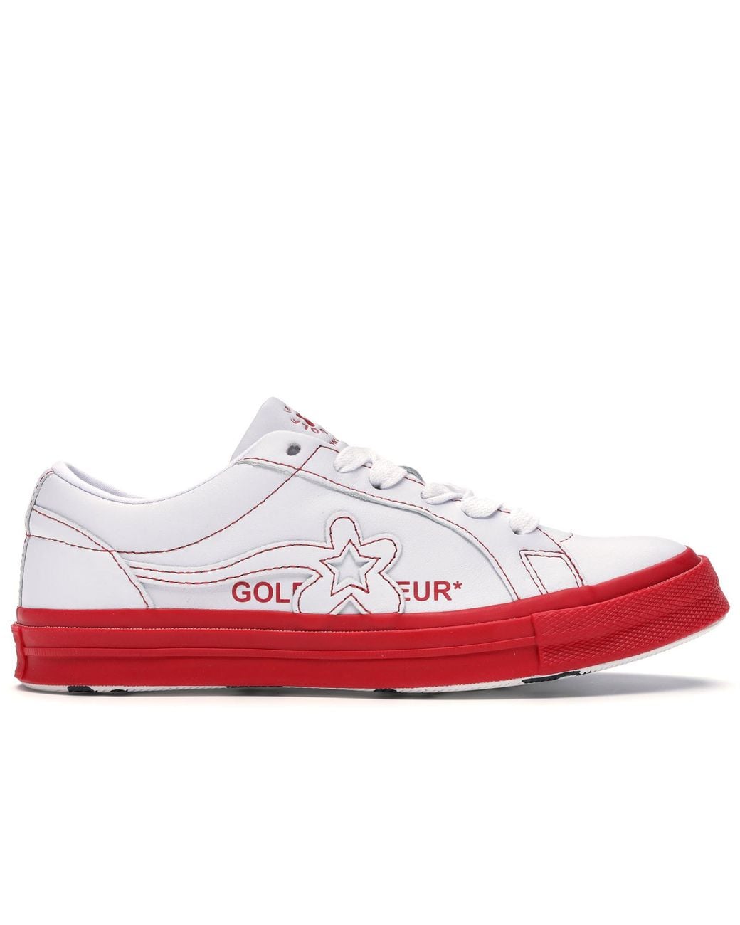 converse one star ox golf le fleur color block pack red