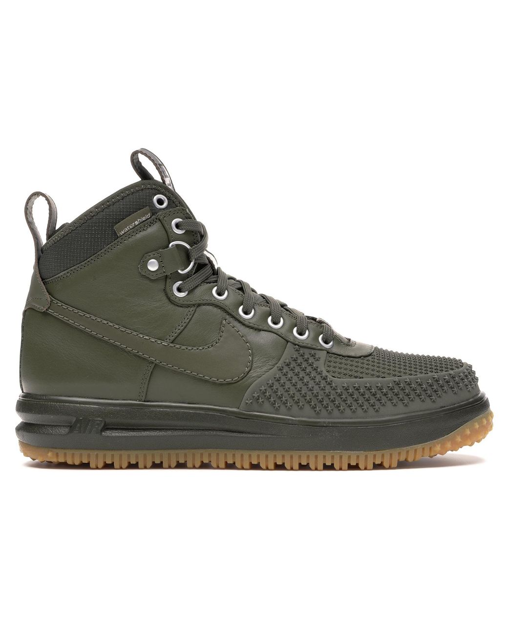 nike lunar force 1 duckboot olive green