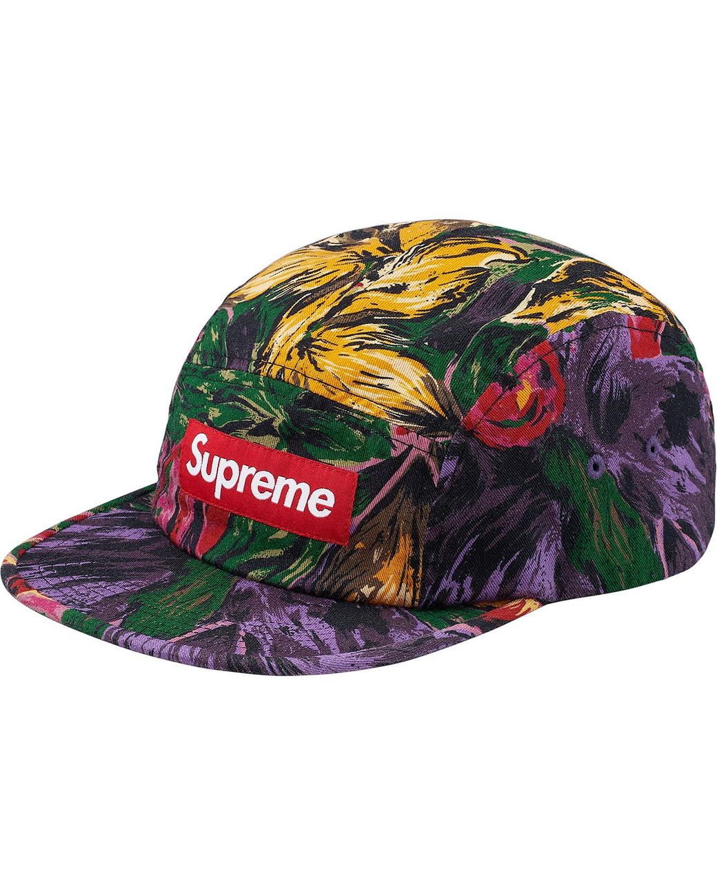 supreme floral camp cap