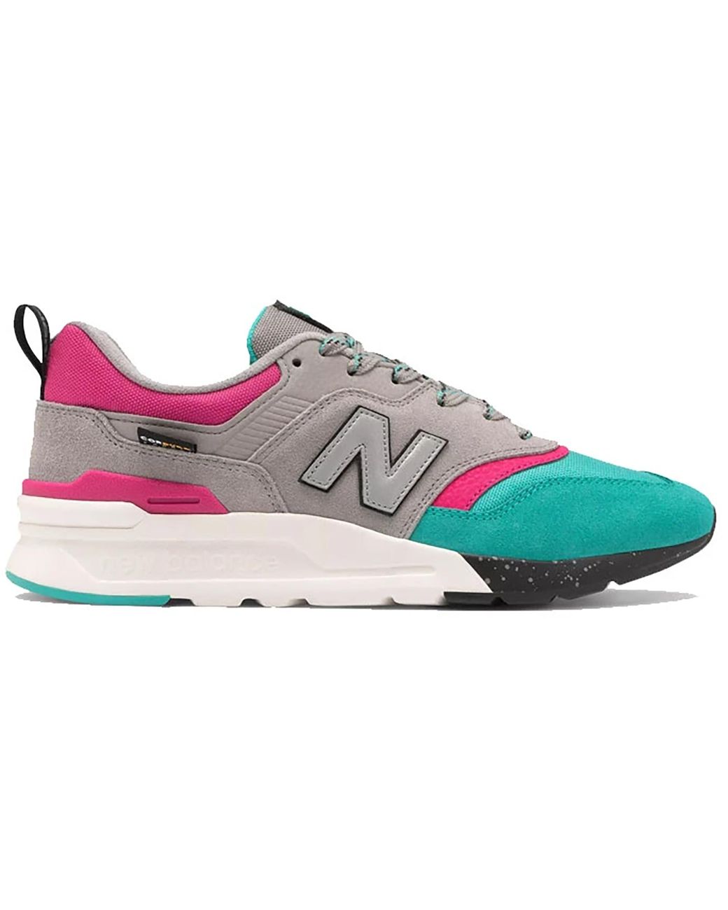 grey and turquoise new balance